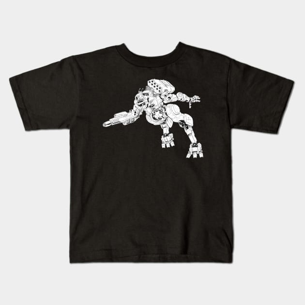 Björn OmniMech Kids T-Shirt by Aries Games & Miniatures